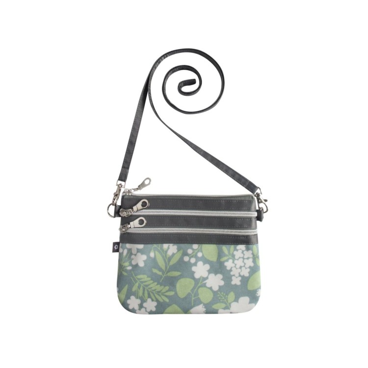 SS'24 Earth Squared Oilcloth 3 Zip Pouch Bag