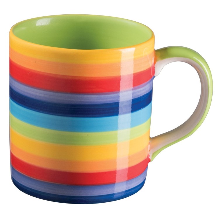 Hand Painted Rainbow Mug