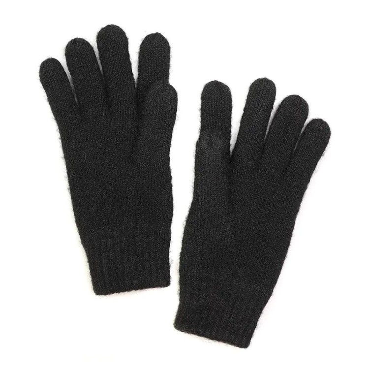 Recycled Men's classic black gloves